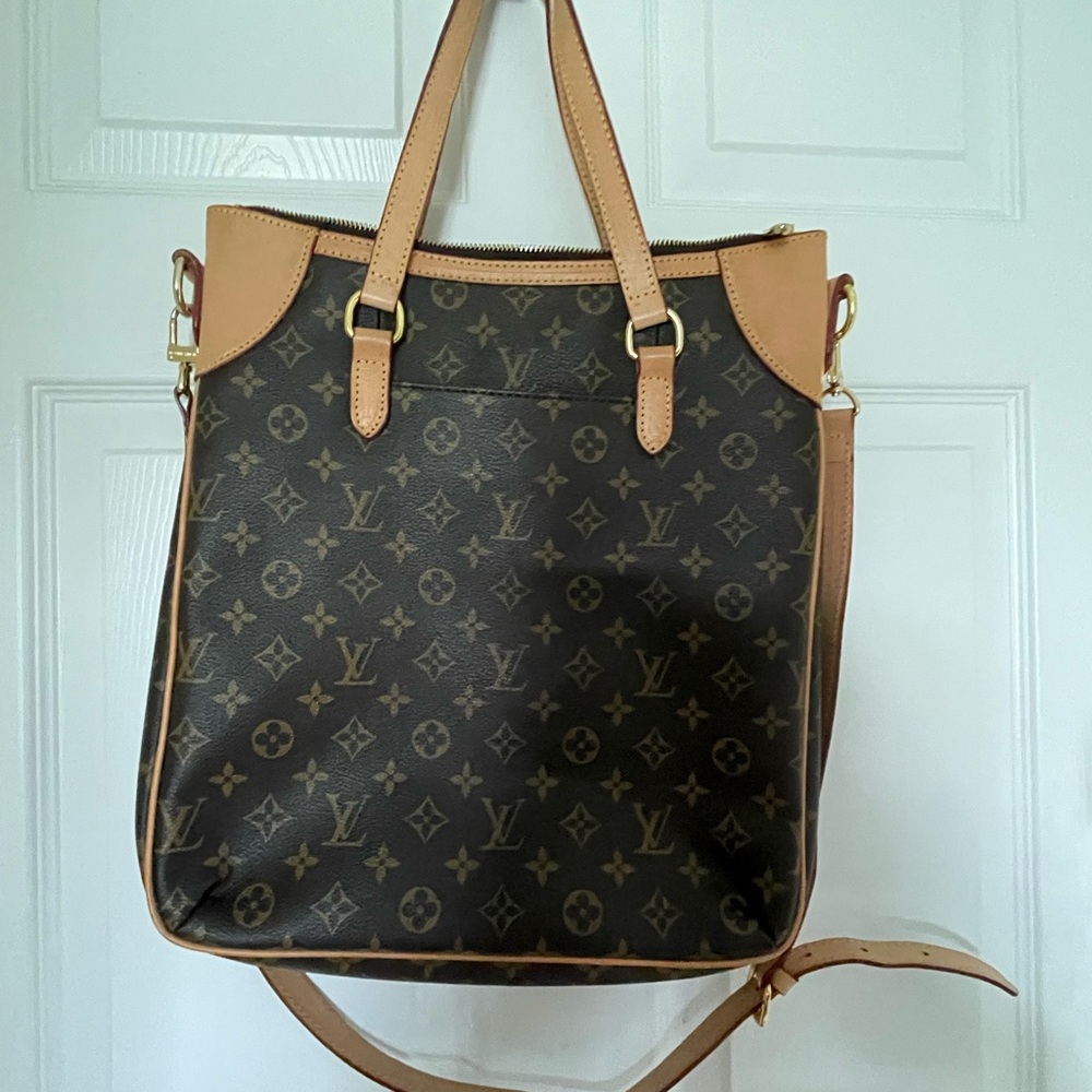 Louis Vuitton Paris Leather Detail Bag Authentic